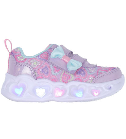 Skechers Schuhe m. Lichter - Heart Lichter - Lavender/Multi
