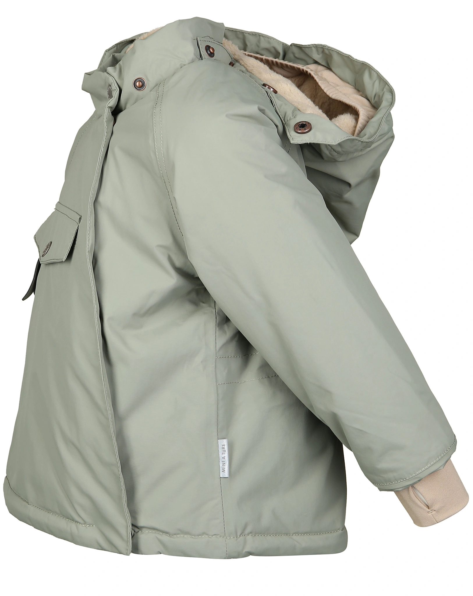 Funktionswinterjacke MATWANG mit Innenfleece in vert