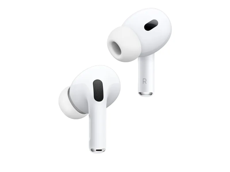 Apple | AirPods Pro - 2. Generation (2023) - Trådløse øretelefoner med mik. - aktiv støjdæmpning - hvid | Magsafe Charging Case (USB-C)