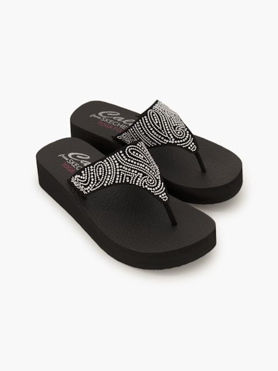 Skechers Pantoletten-Zehentrenner Grau