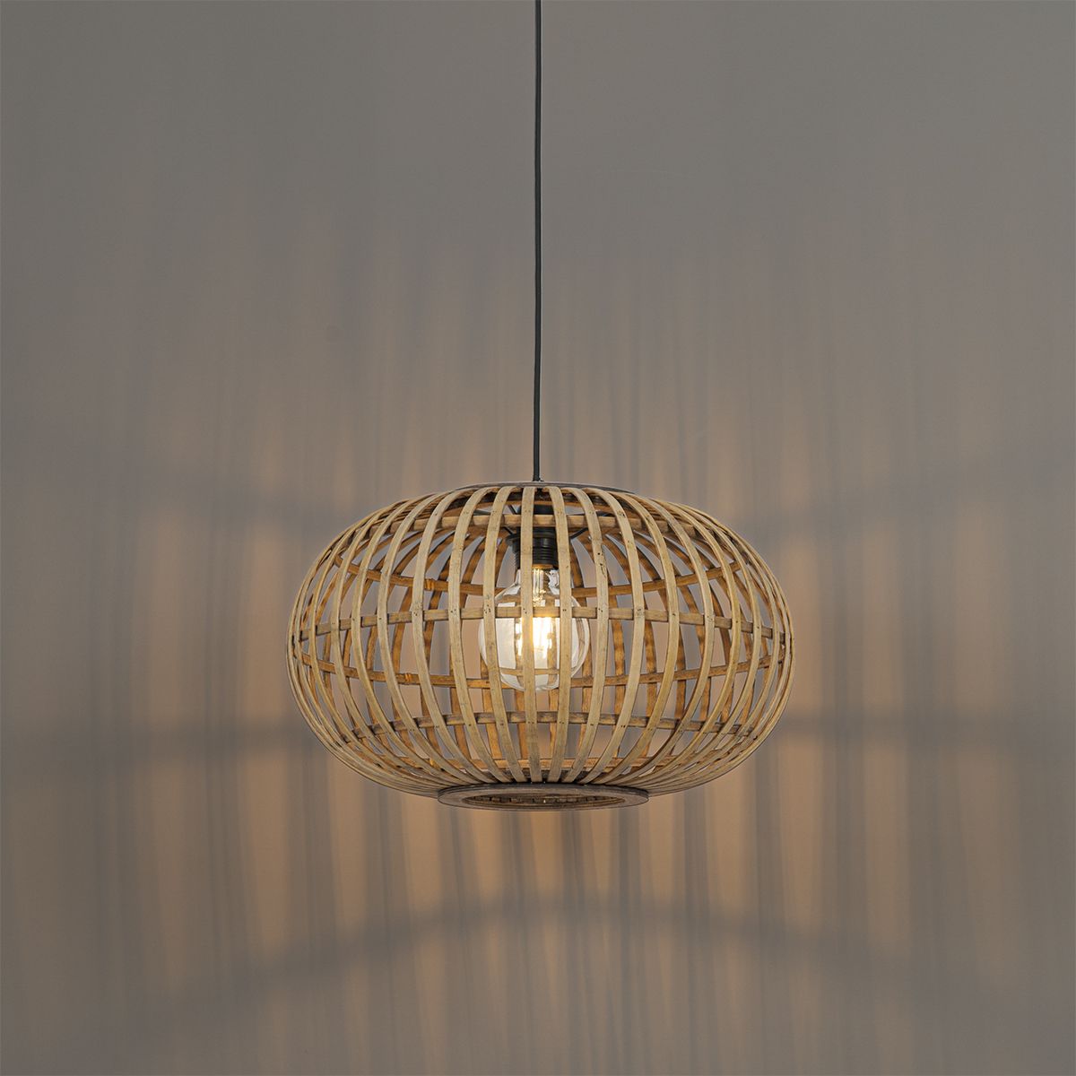 Oosterse hanglamp bamboe 44 cm - Amira