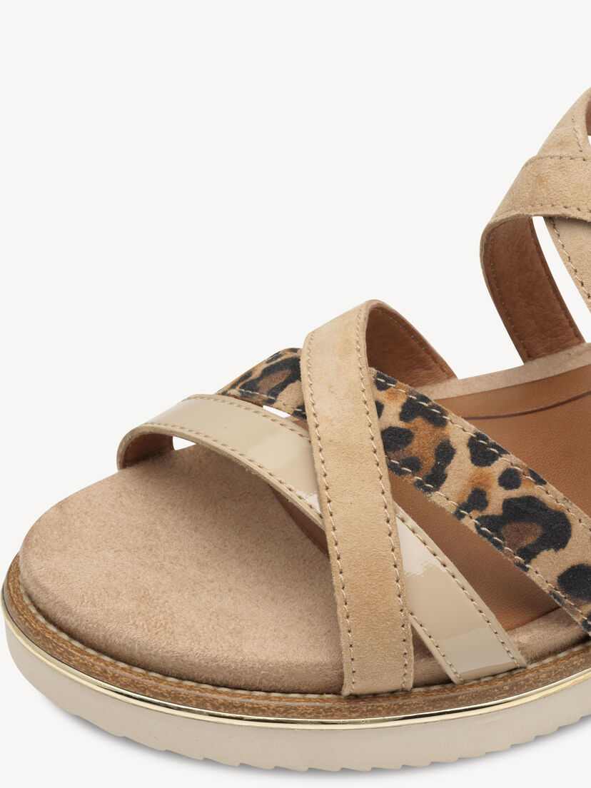 Leren Sandaaltje - beige