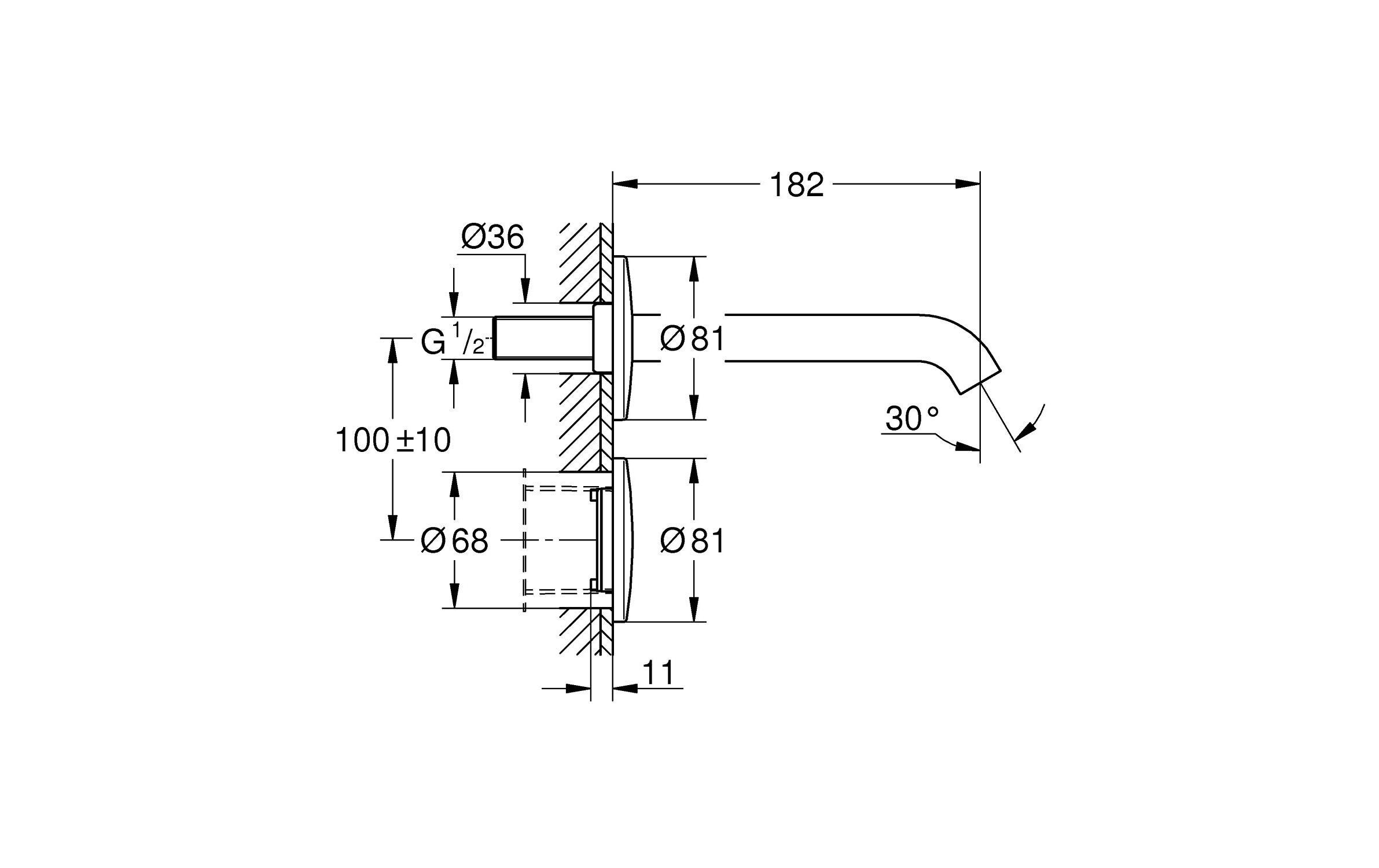 Elektronische Armatur Essence E<br>Kontaktlos mit Grohe Armaturen
