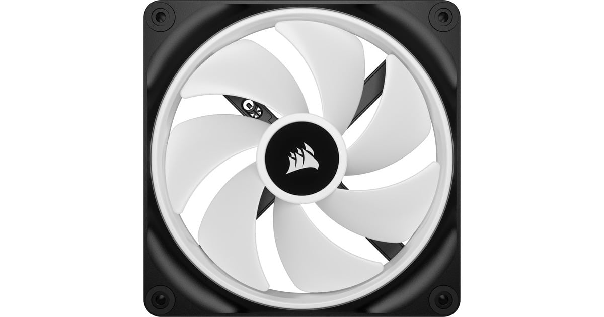 CorsairiCUE LINK QX140 RGB Uitbreidingskit case fan  (Zwart, 140 x 140 x 25 mm, PWM)