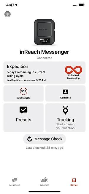 GARMIN - BALISE INREACH MESSENGER