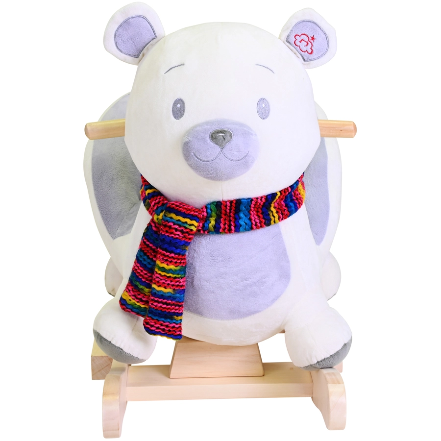 knorr toys® Schaukeltier Fred icebear weiß