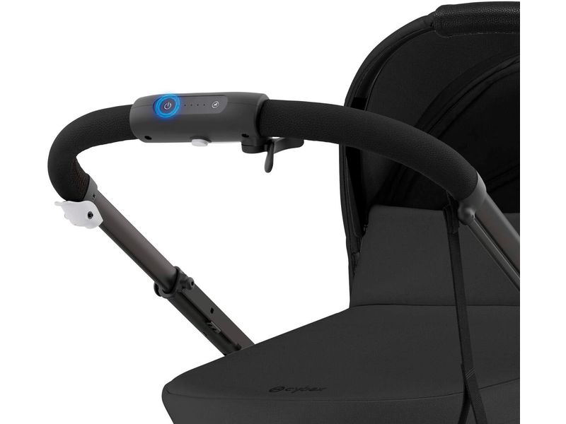 CYBEX Gold Kinderwagen eGazelle S Schwarz Elektrischer Kinderwagen mit 20 Kombinationen