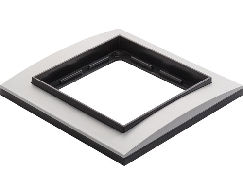 ROTH LANGE 53953 Afdekraam 1-voudig Primo aluminium mat