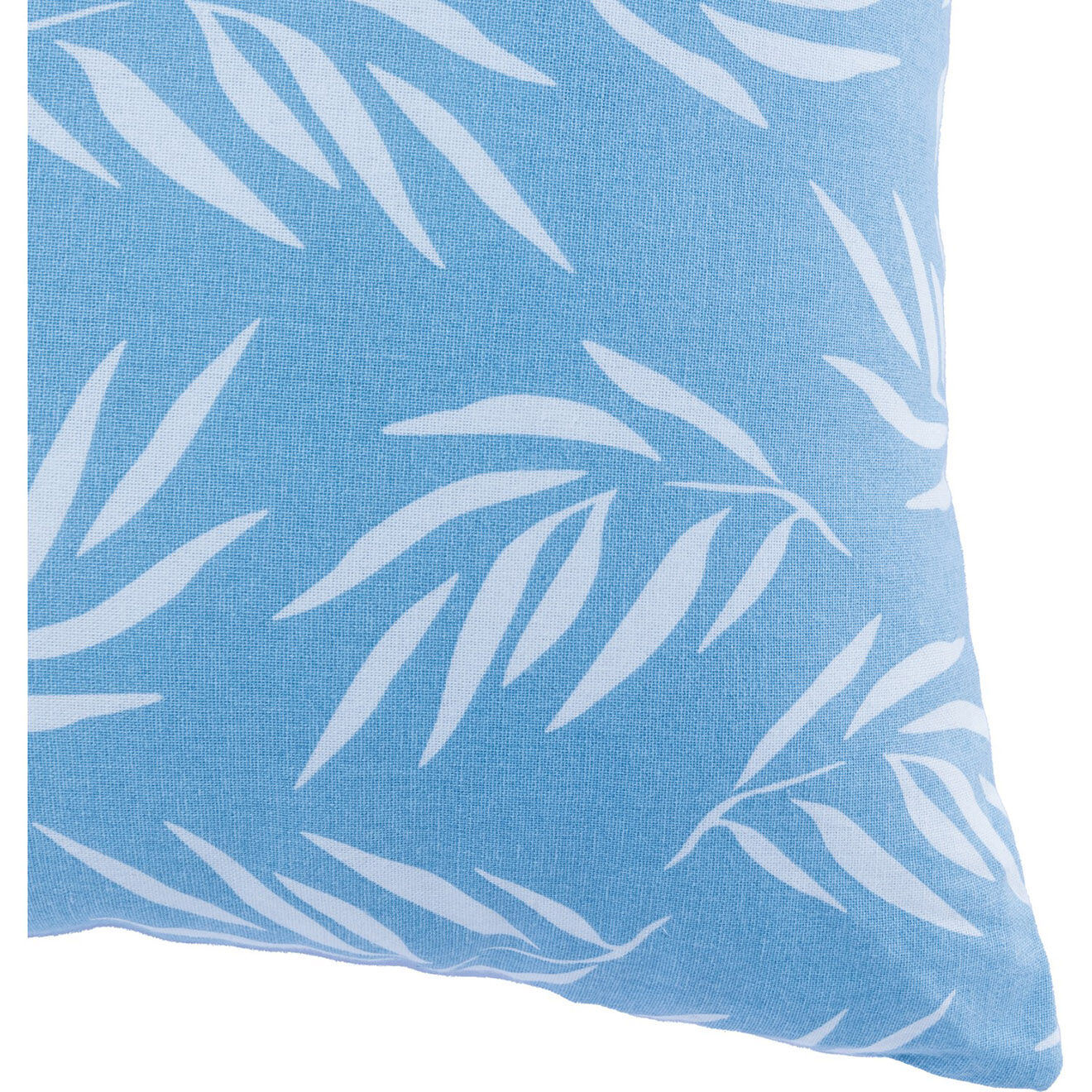 Febronie Housse de coussin d'extérieur Foliage bleu ciel - 50x50 cm