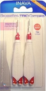INAVA Trio Compact 3, larges, 2 manches + 6 brossettes