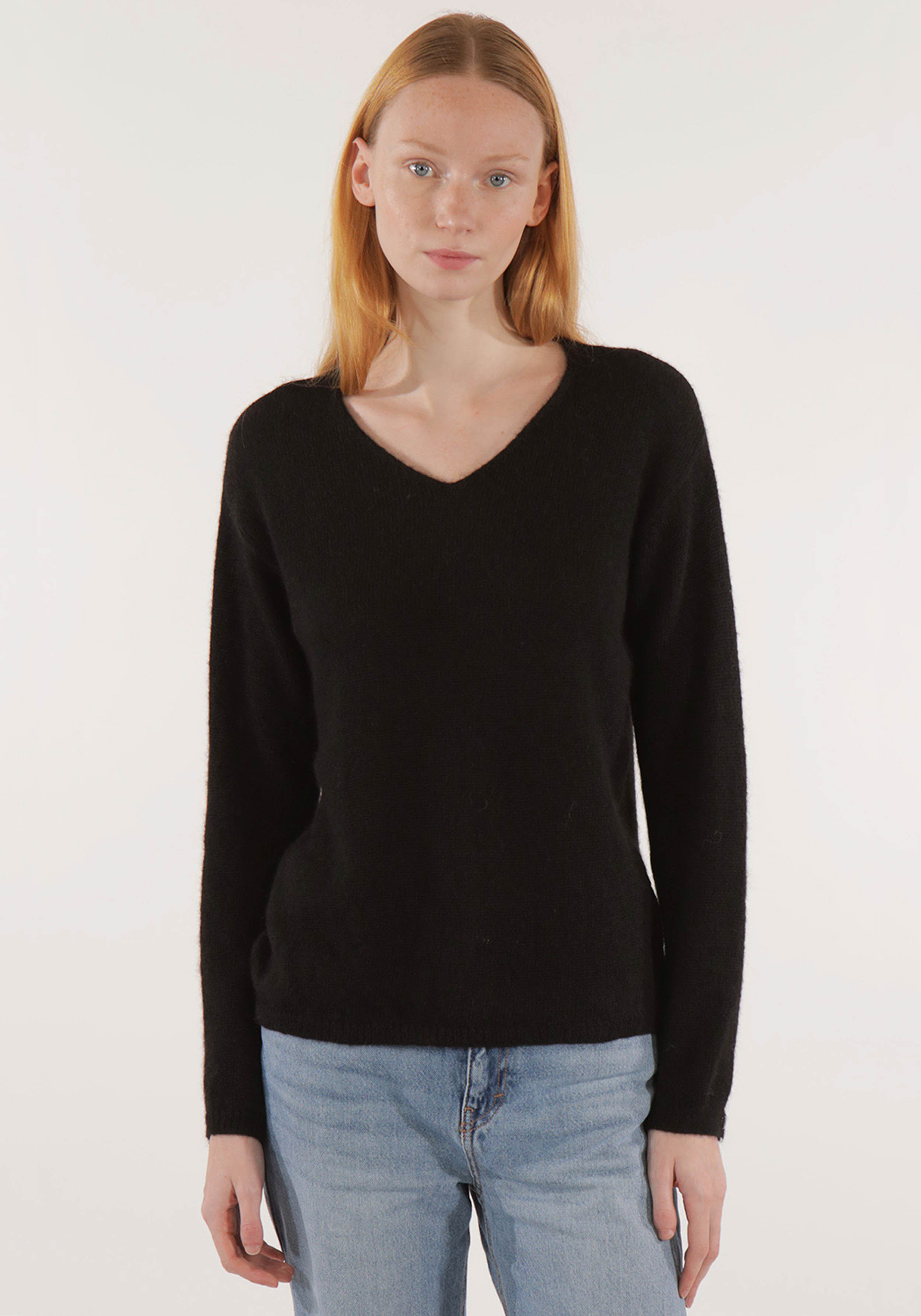 Les Racines du Ciel Pullover Doriane Jersey Sweater Black