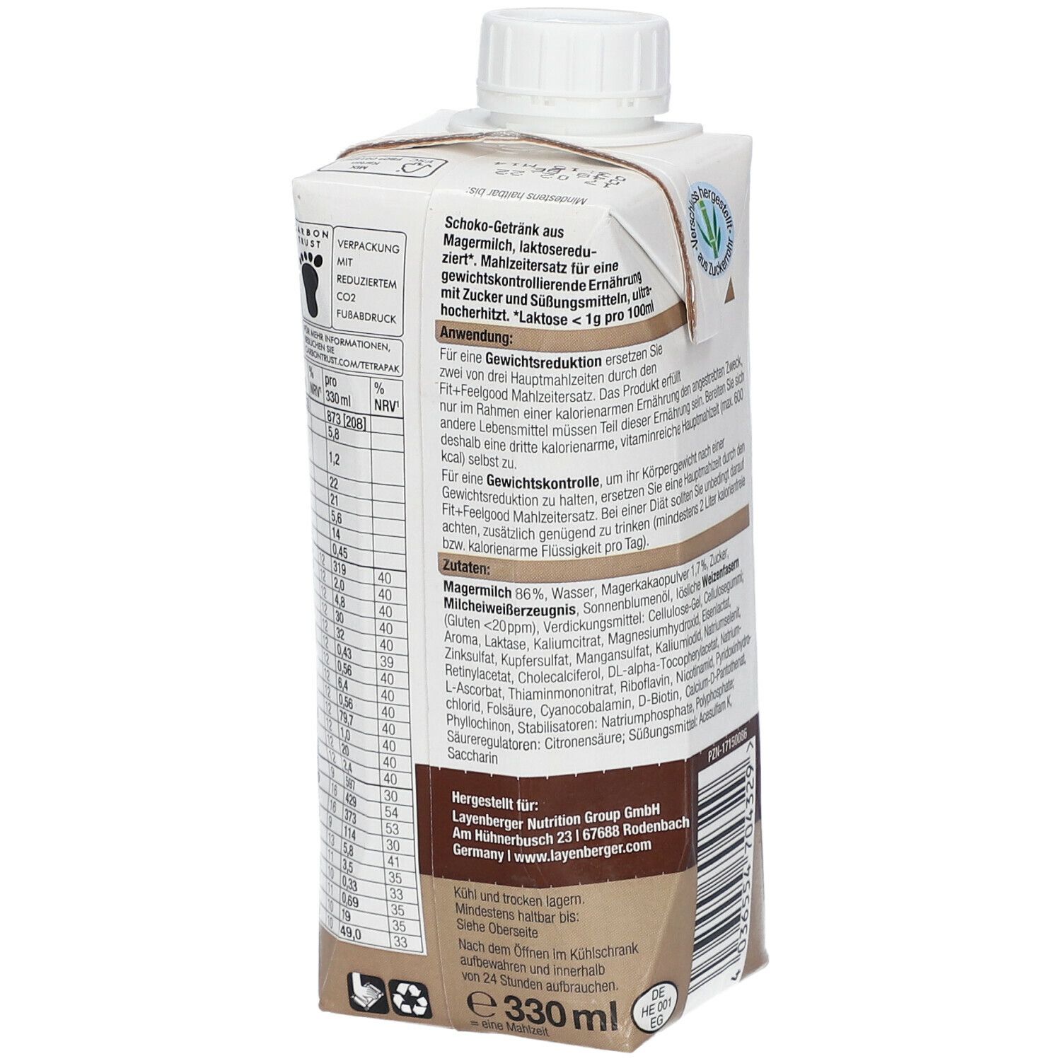 LAYENBERGER FIT+FEELGOOD Slim Shake Schokolade