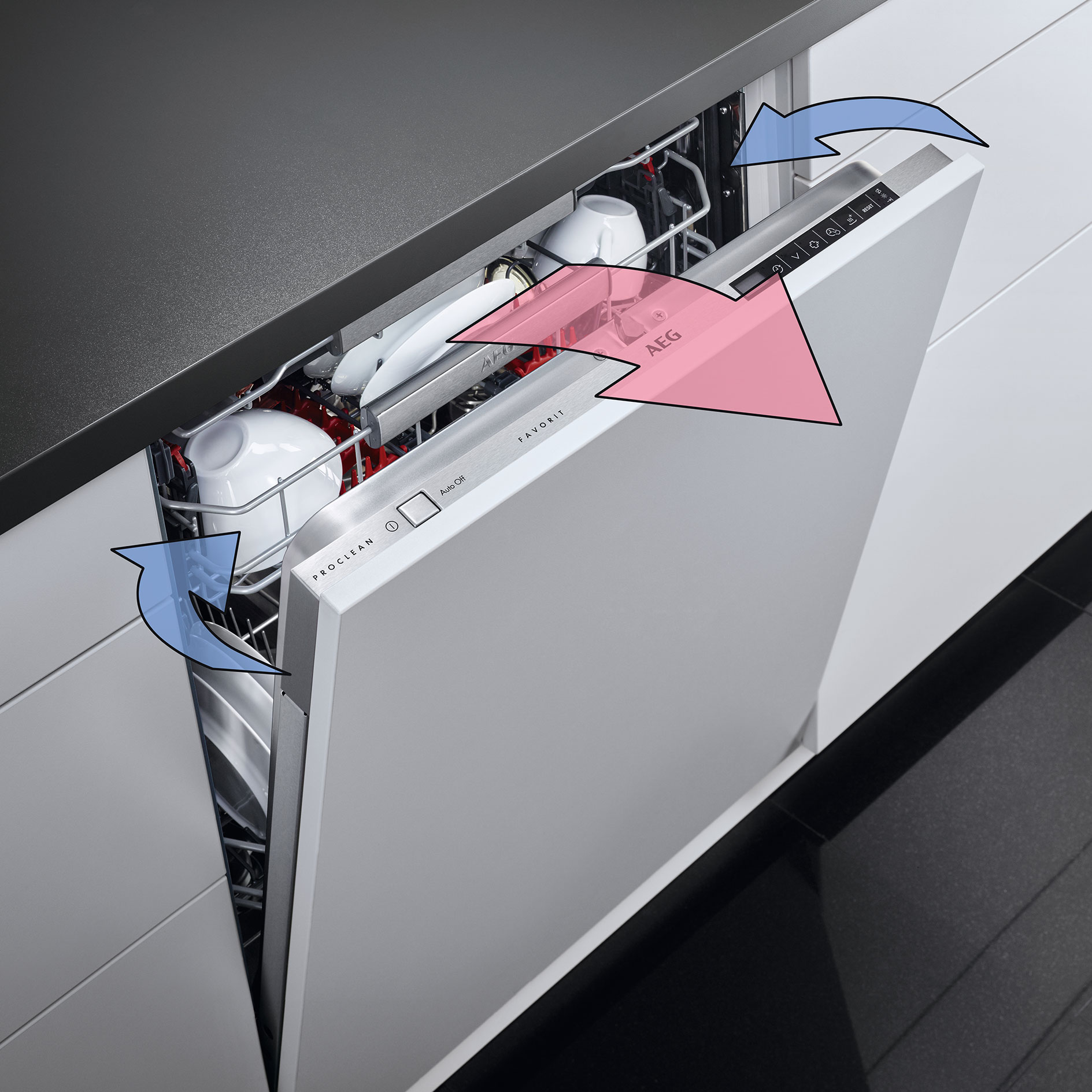 AEG Einbau-Geschirrspüler FSK94847P - C