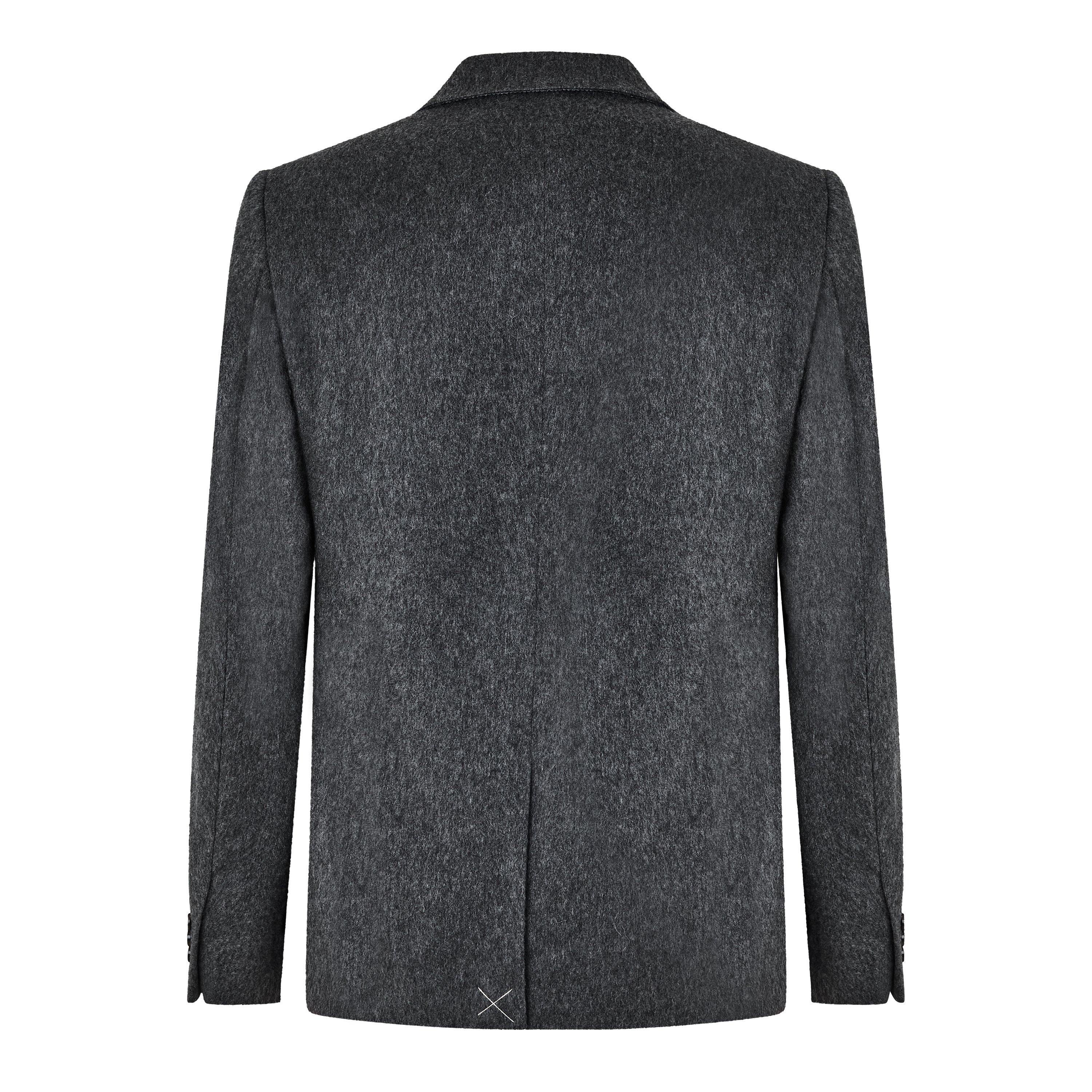 Off White Logo Patch Single Breasted Blazer