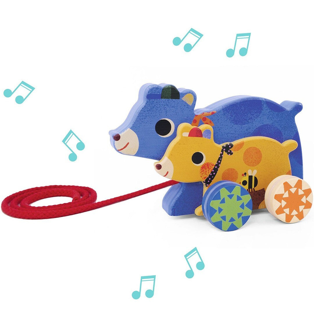 Djeco trekfiguur met muziek gabi & sam
