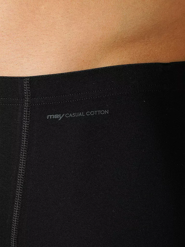 MEY Pants Casual Cotton Schwarz schwarz