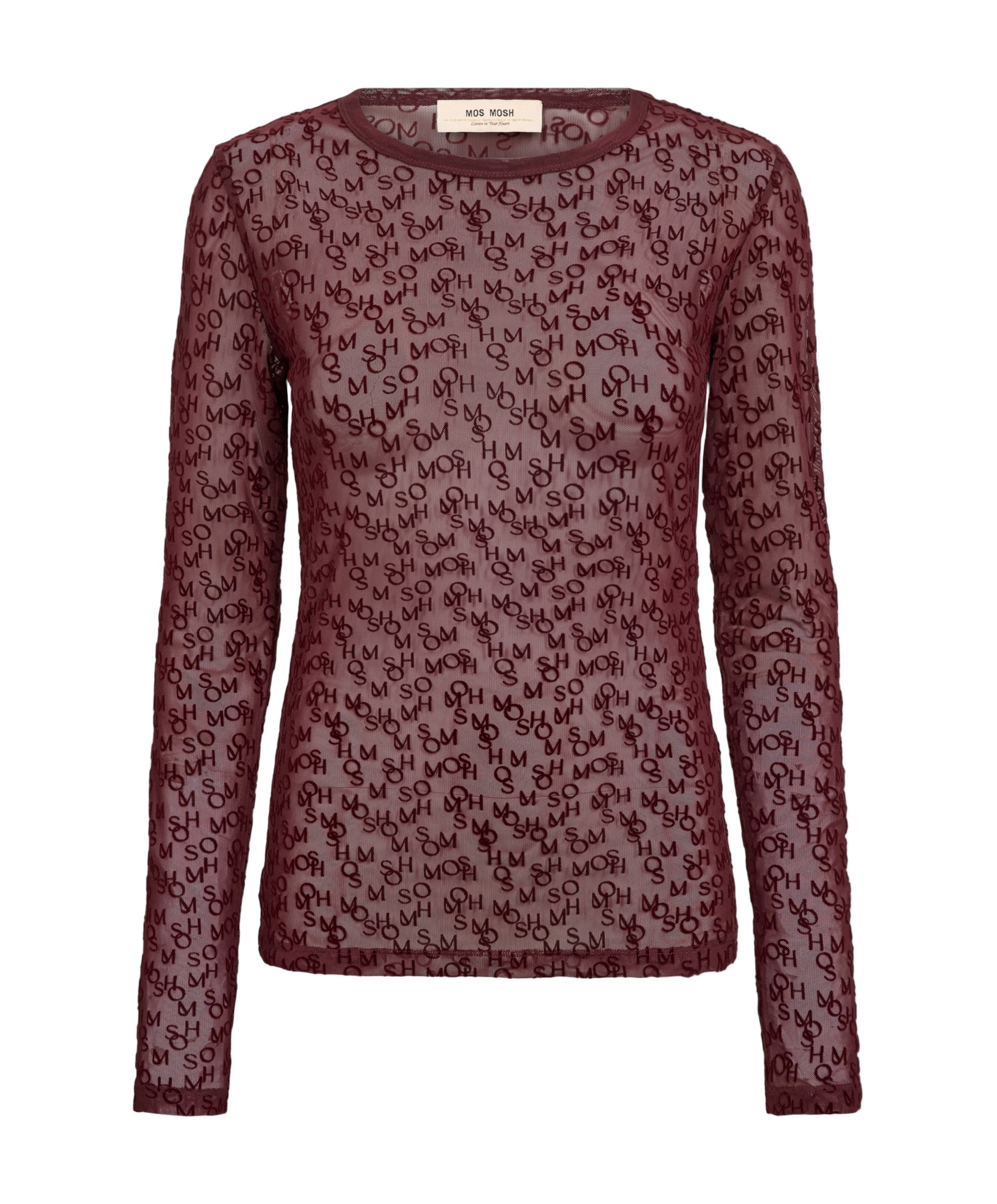 Mos Mosh Dames top bordeaux