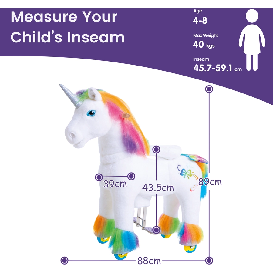 PonyCycle® Rainbow Unicorn - groß