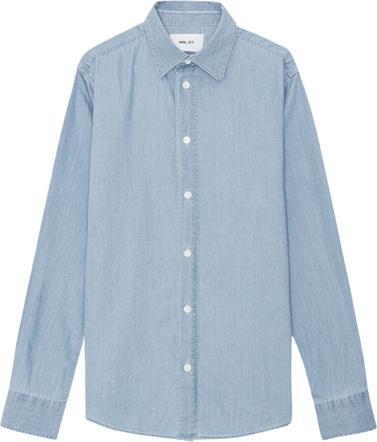 NN07 Colby Shirt 5765 Bleach indigo