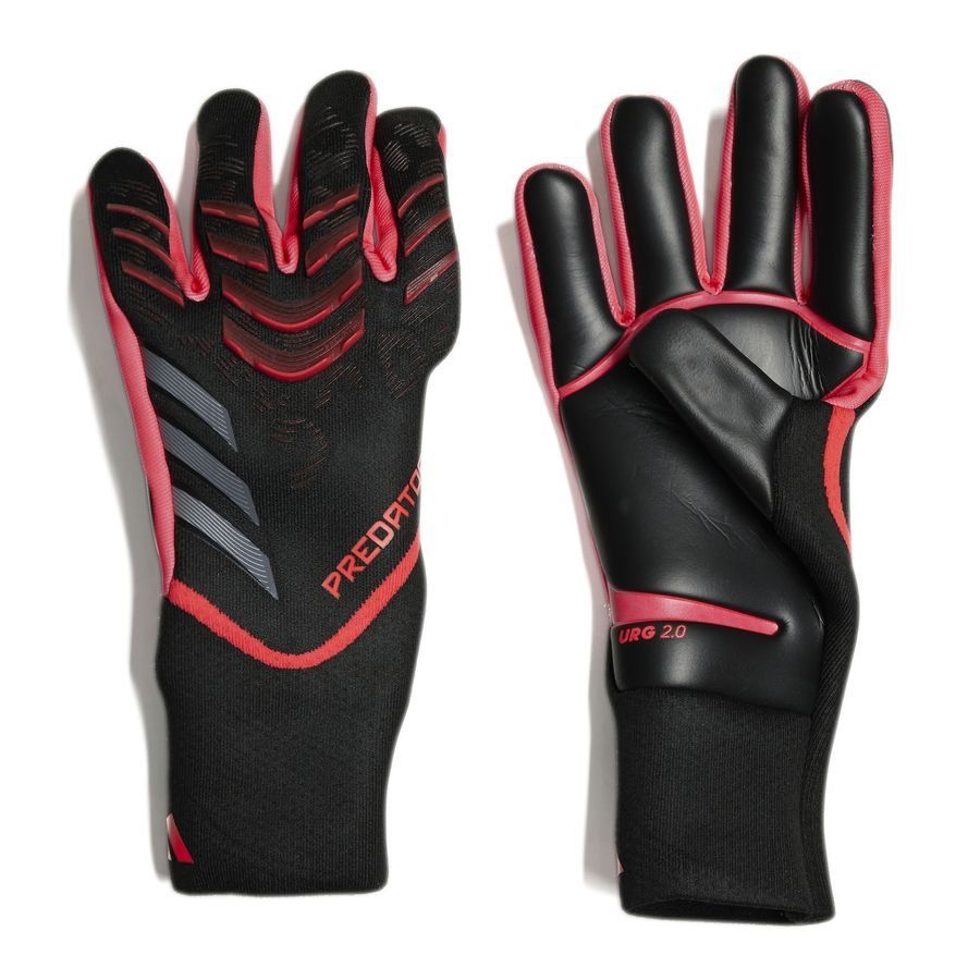 adidas Gants de Gardien Predator Pro Stealth Victory - Noir/Lucid Red