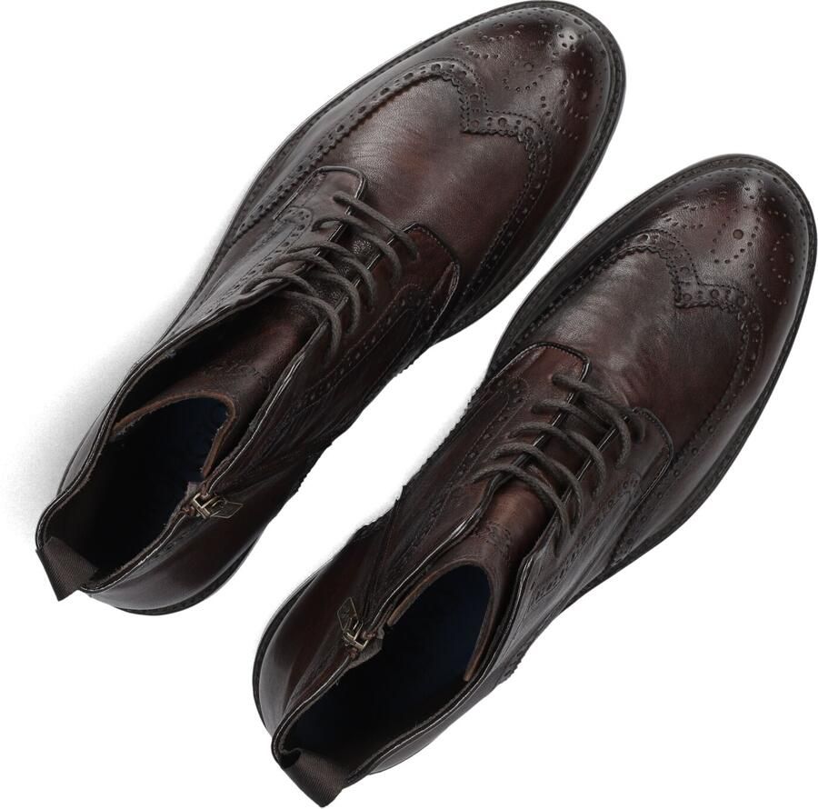 GIORGIO Veterboots Heren 88609 Maat: 45 Materiaal: Leer Kleur: Bruin
