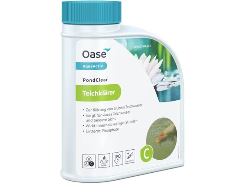 OASE Teichreiniger AquaActiv PondClear 500 ml Gebundene Trübstoffe mühelos abschöpfen