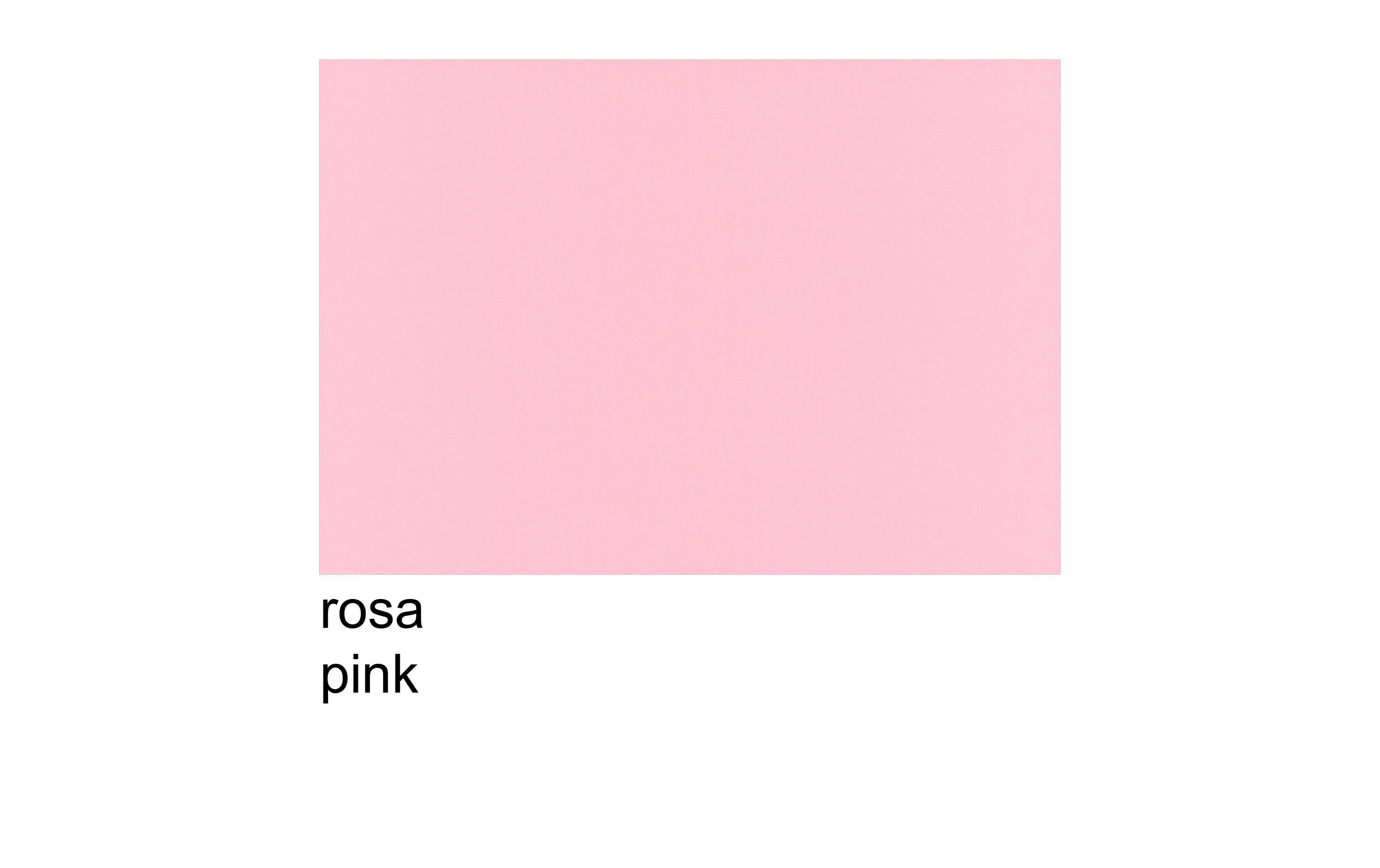 Tonzeichenpapier A3, 130 g/m², 100 Stück, RosaMattes Bastelpapier