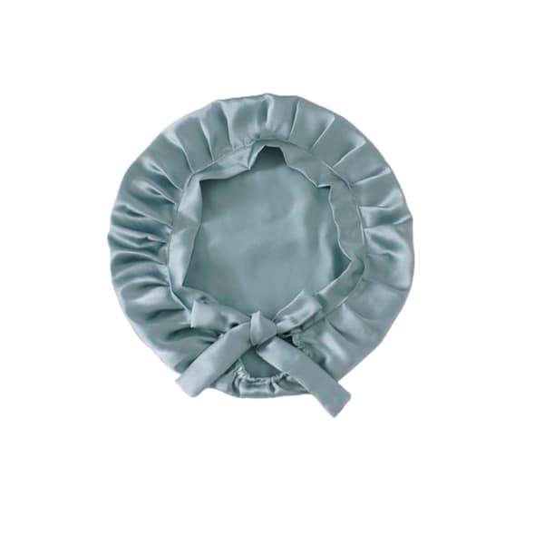 INF Justerbar Silke Sleep Cap for langt hår, 100 % Mulberry Silke