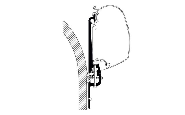 Thule Markisenadapter Eriba Touring ab 2007