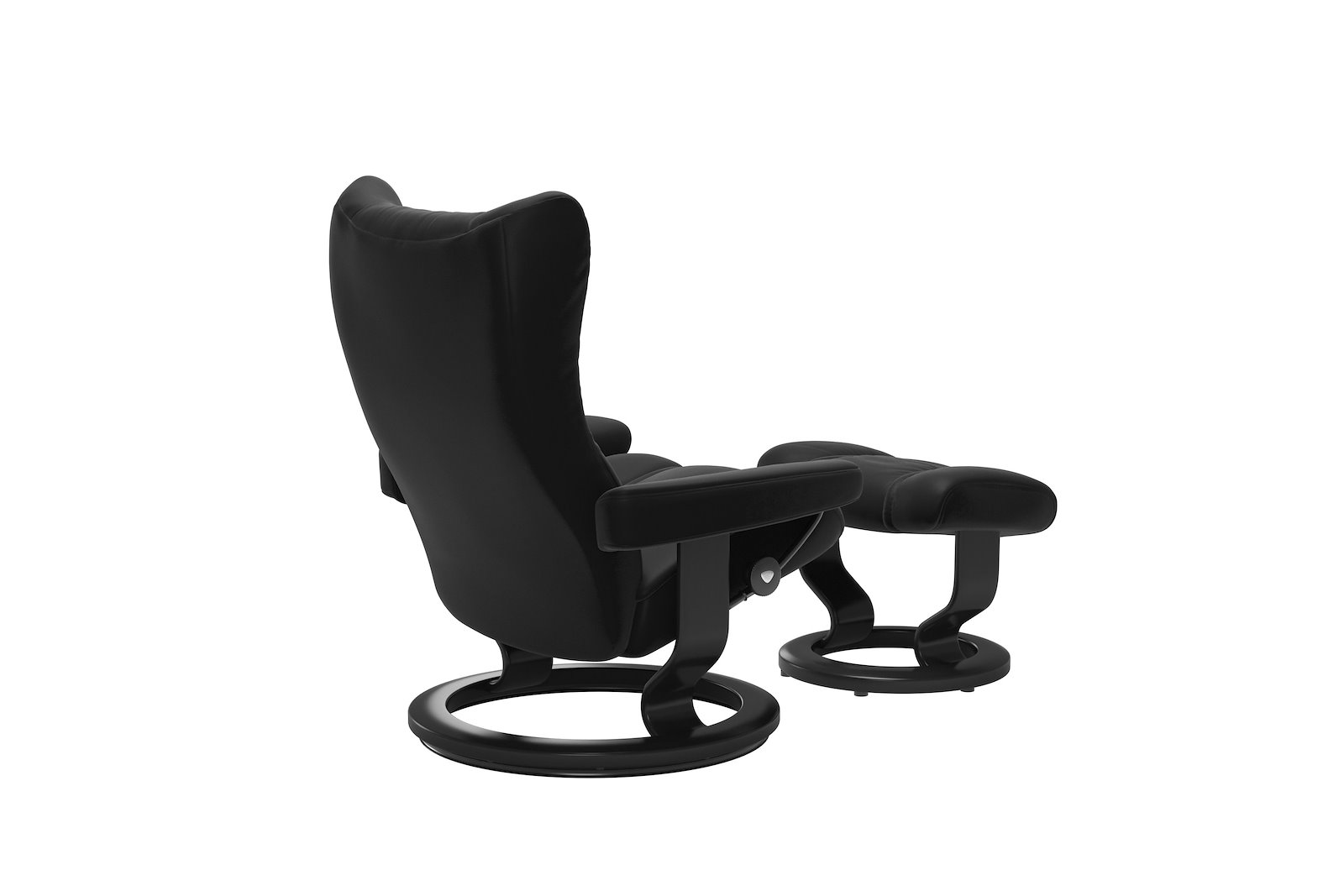 Wing lenestol m/krakk Hud Paloma Black - Classic - Sort