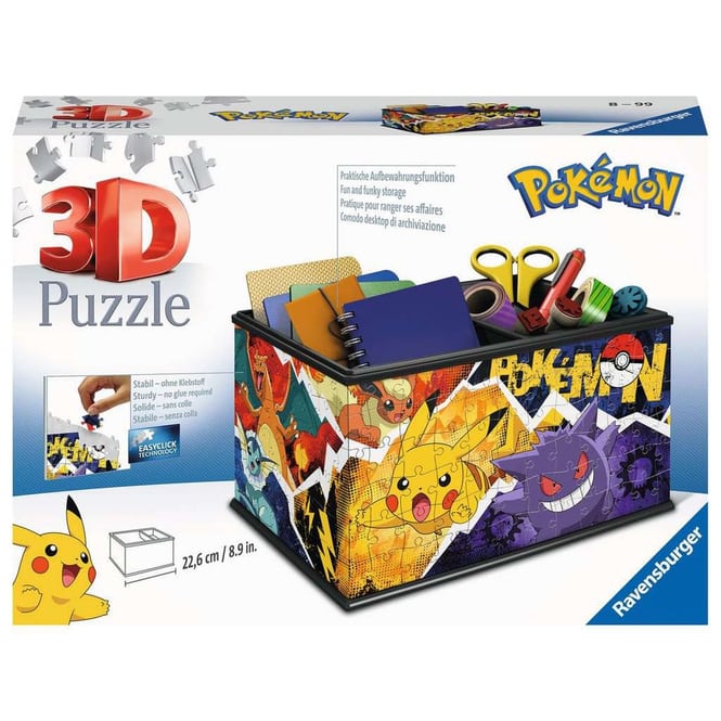 Pokémon - 3D Puzzle - Aufbewahrungsbox - 216 Teile