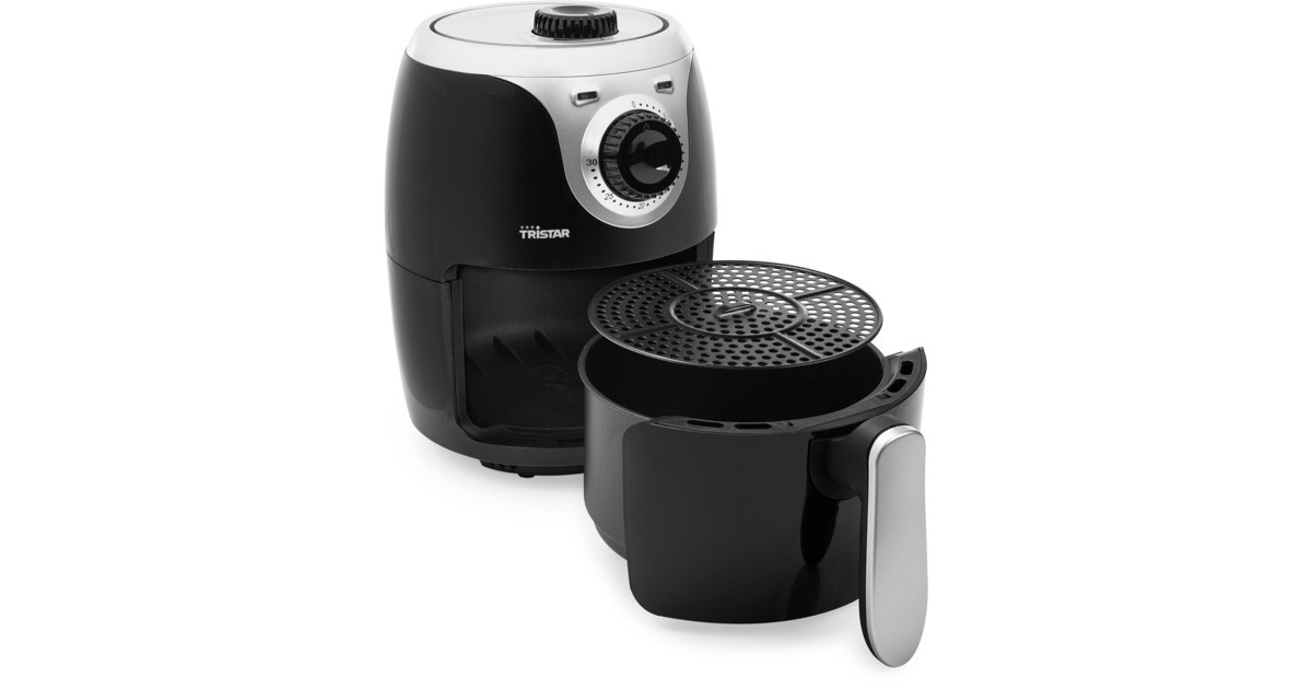 TristarAirfryer Mini FR-6980 heteluchtfriteuse  (Zwart, 2 liter)
