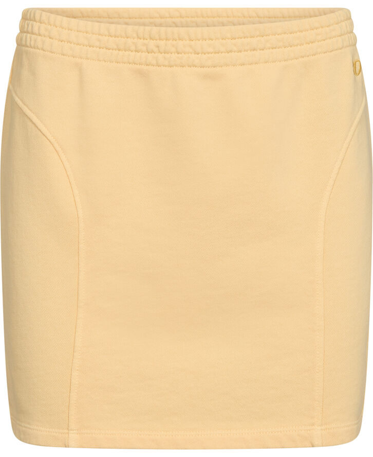 ROTATE Birger Christensen ELASTICATED MINI SKIRT Golden haze