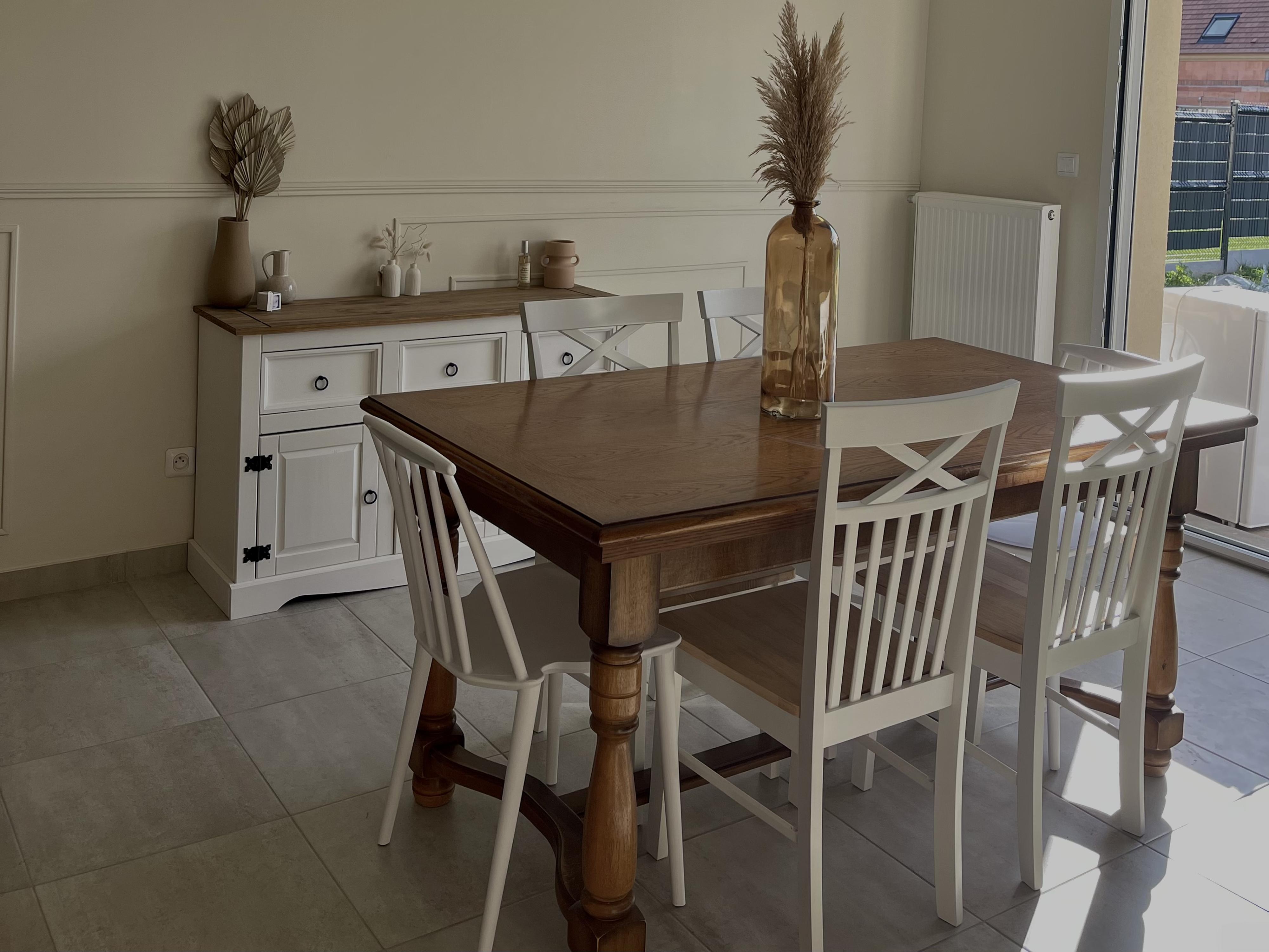 Set van 2 eetkamerstoelen VENTNOR Wit