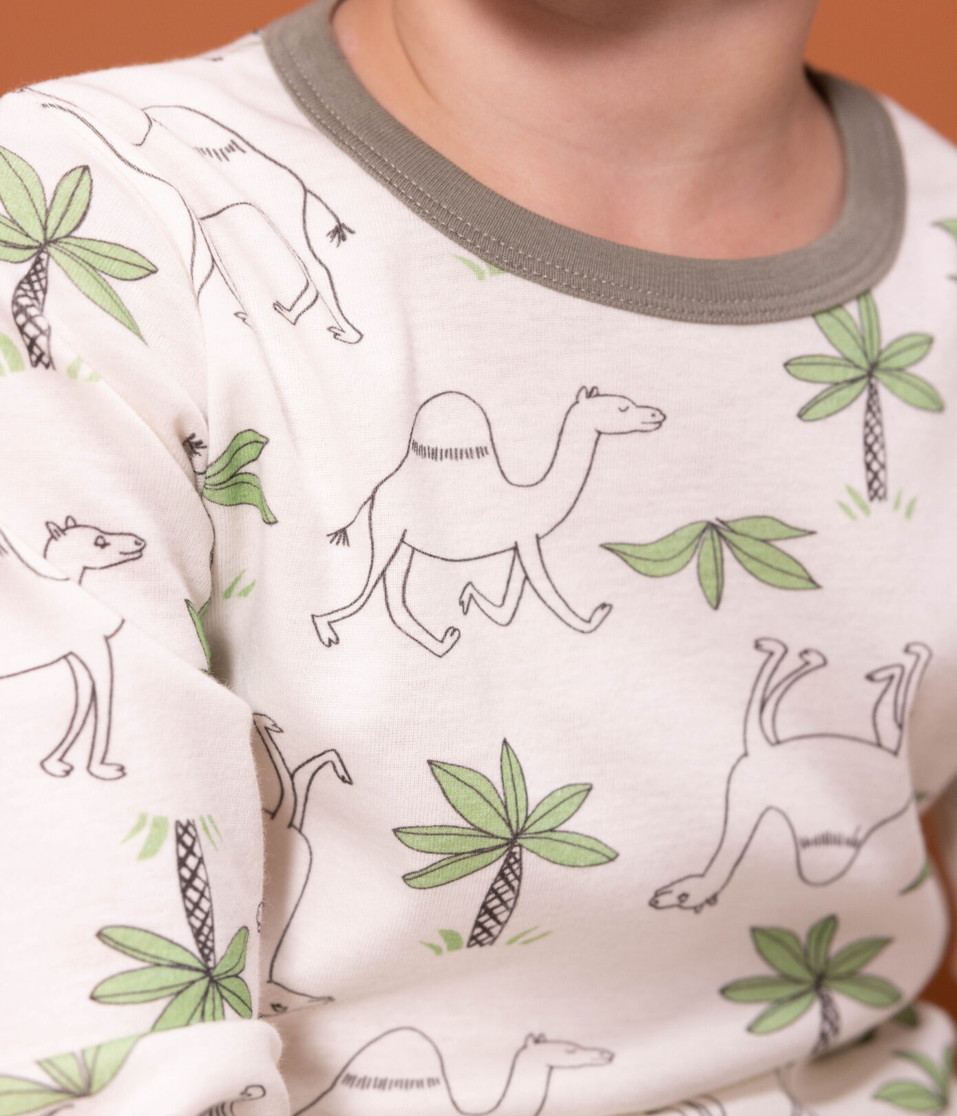 Pyjama dromadaires en coton petite fille/petit garçon
