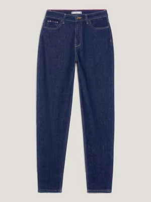 Calça jeans Gramercy de cintura alta e corte afunilado
