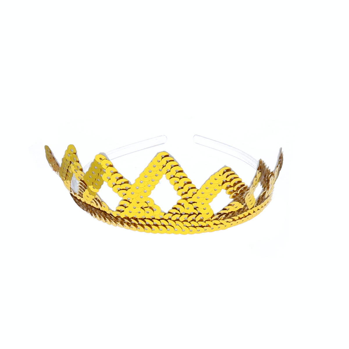 Couronne princesse sequins dorés Mercredi et Patati