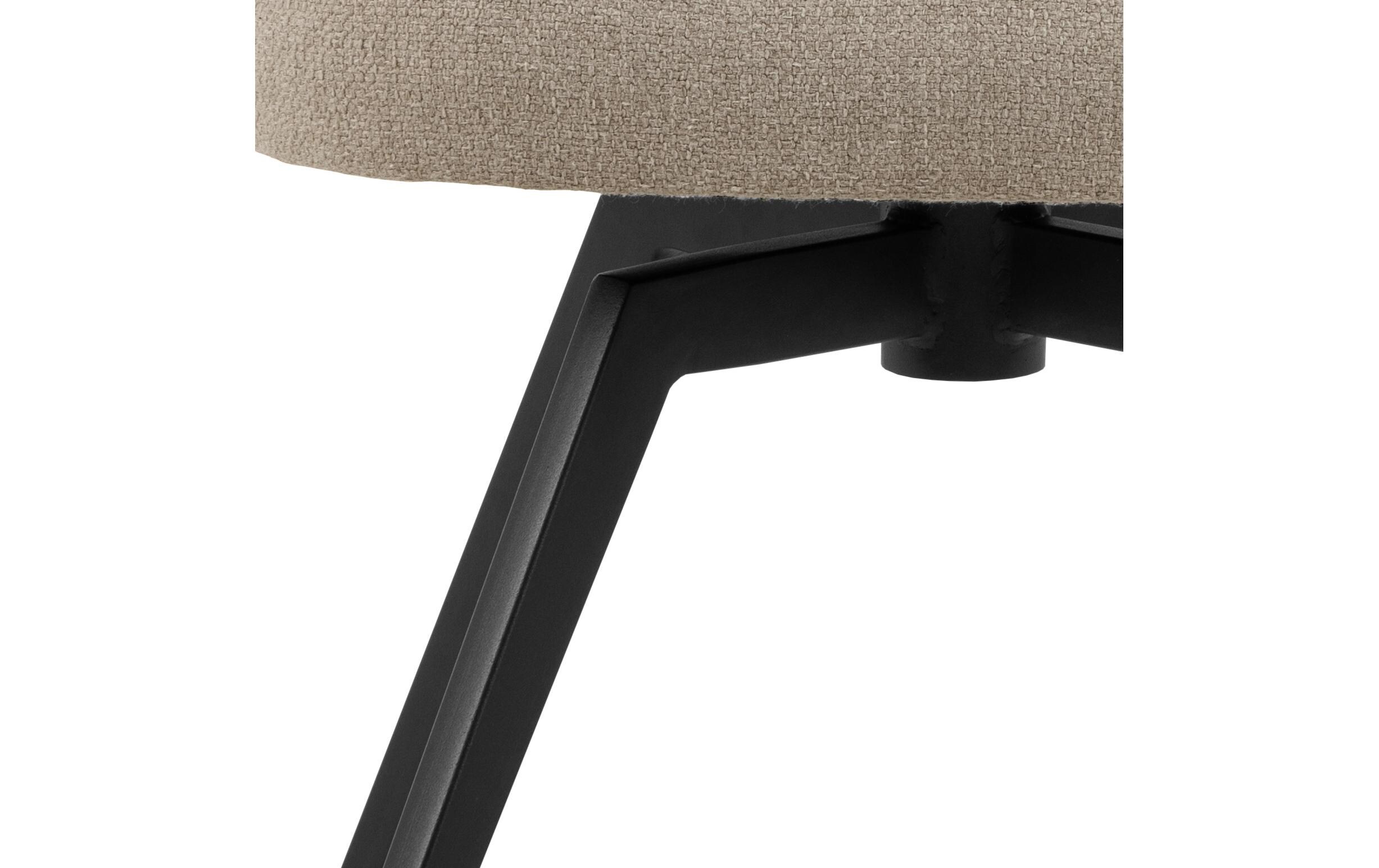 Stuhl Darlene Beige<br>Esszimmerstuhl mit 3-Feld-Nähten