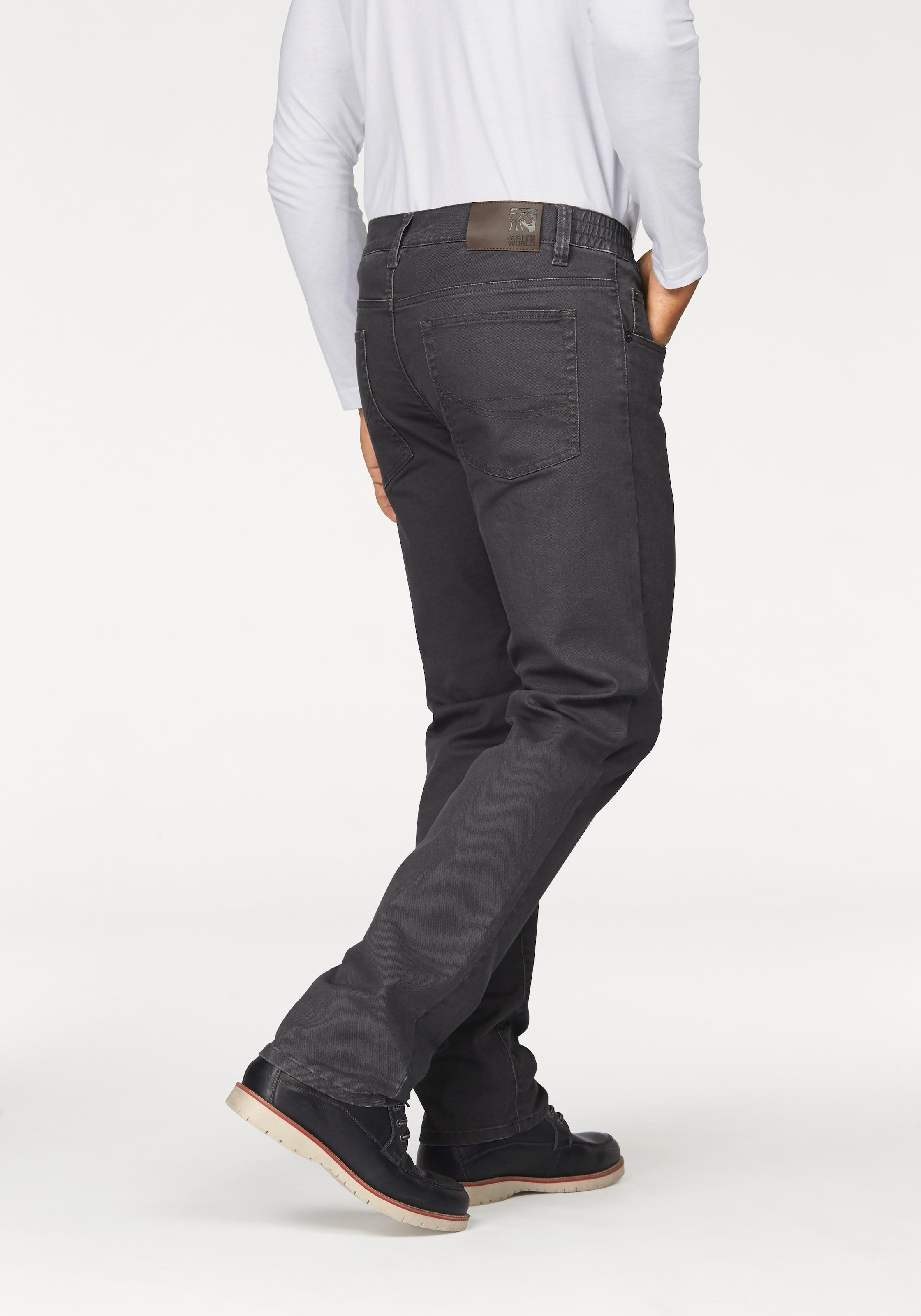 Man's World Dehnbund-Hose  Stretch - bequem mit seitlichem Gummizug