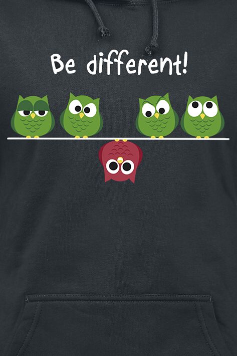 Be Different! Sweat-shirt à capuche