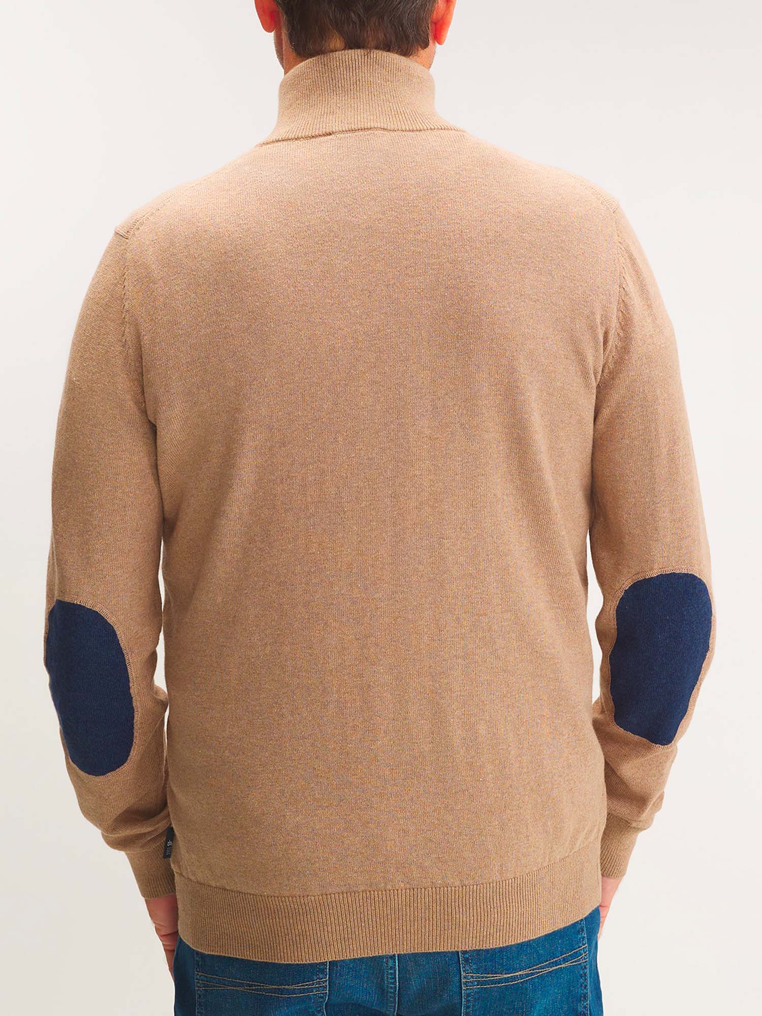 Pull Homme Col Camionneur Beige