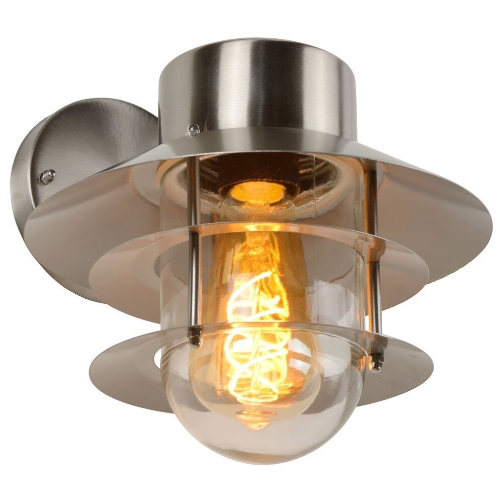 Zico wandlamp in mat chroom E27 IP44