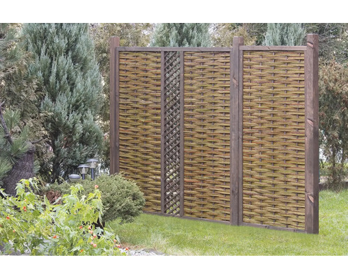 Hoofdelement Lafiora met wilgenrek 180 x 180 cm naturel