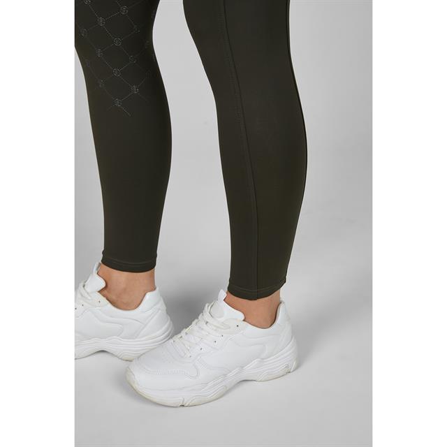 Paardrijlegging Eskadron Dynamic Flex Full Grip Donkergroen