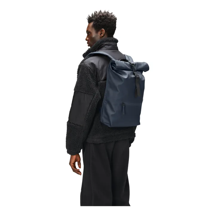 Rains Sac à Dos Rolltop Rucksack | Bleu marine