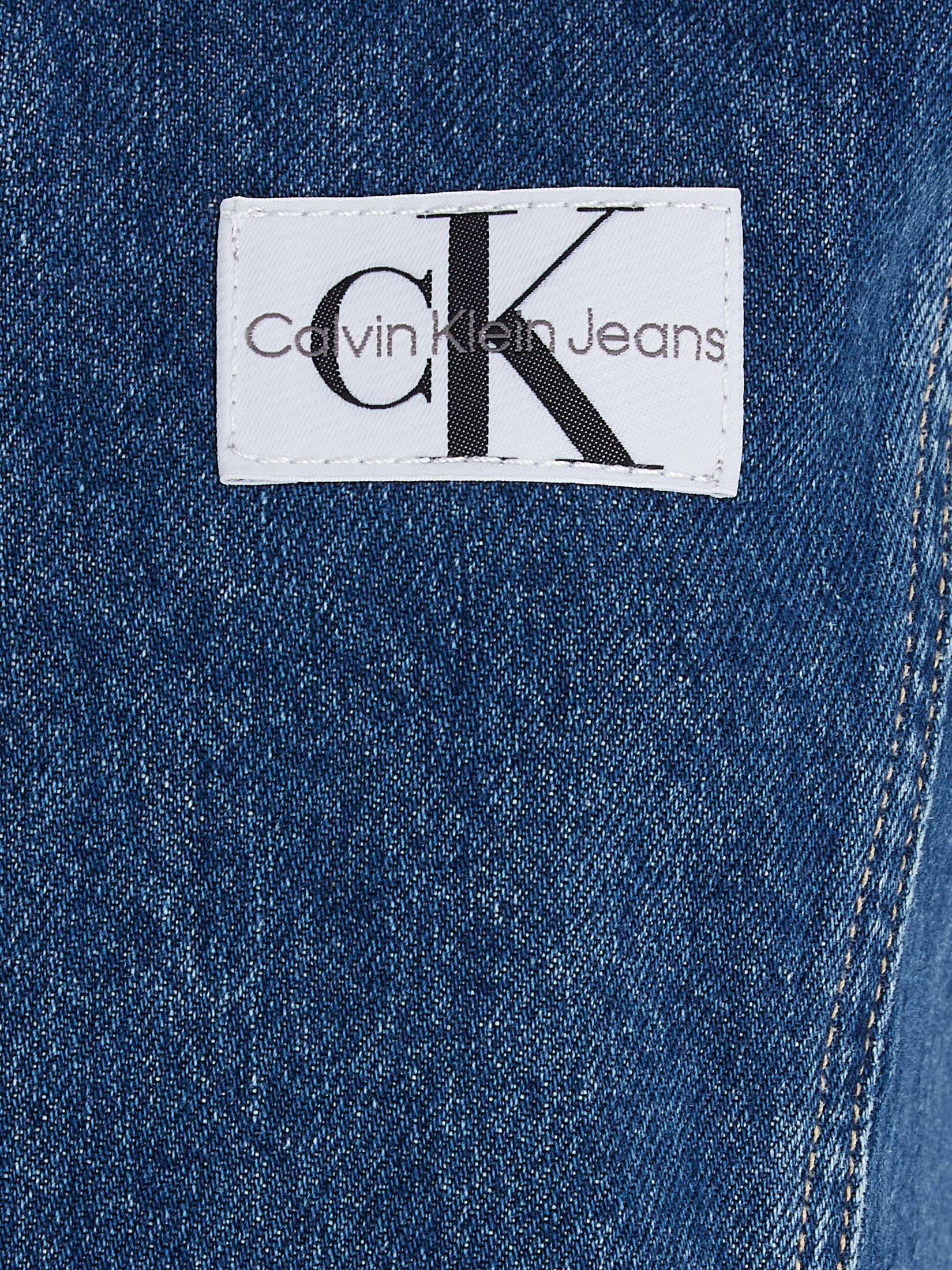 CALVIN KLEIN JEANS| Damen Jeanskleid mit Reißverschluss