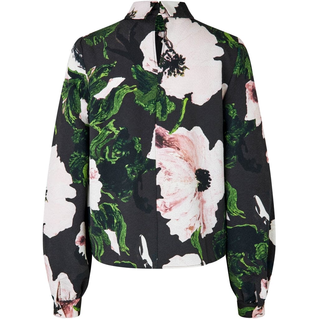 Stine Goya Gathered Long Sleeve Top, 2259 Structure Stretch