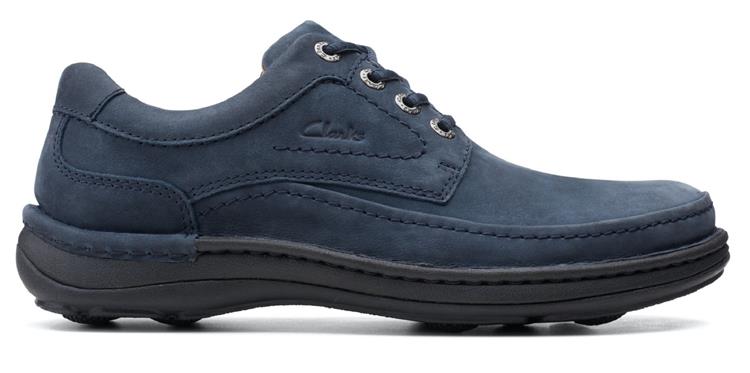Clarks Nature Three Wijdte H navy nubuck