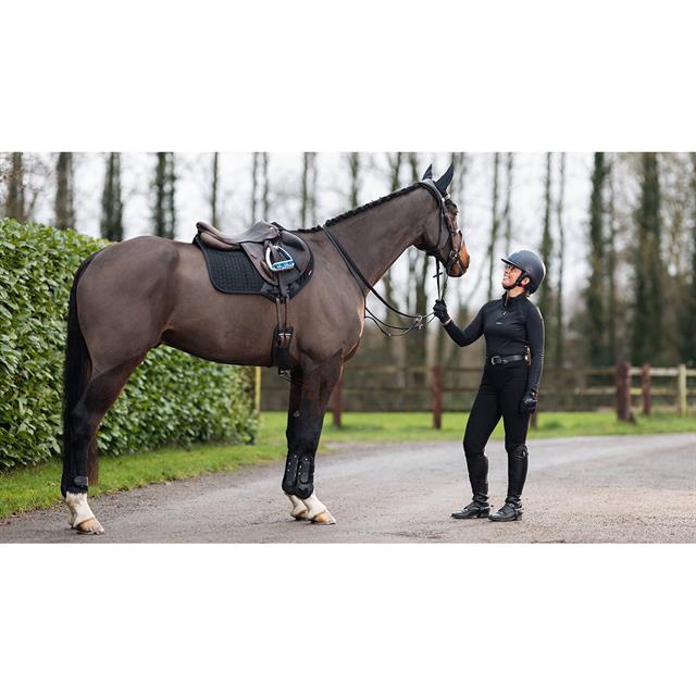 Zadeldek LeMieux Prosorb Plain 2 Pocket Close Contact Zwart