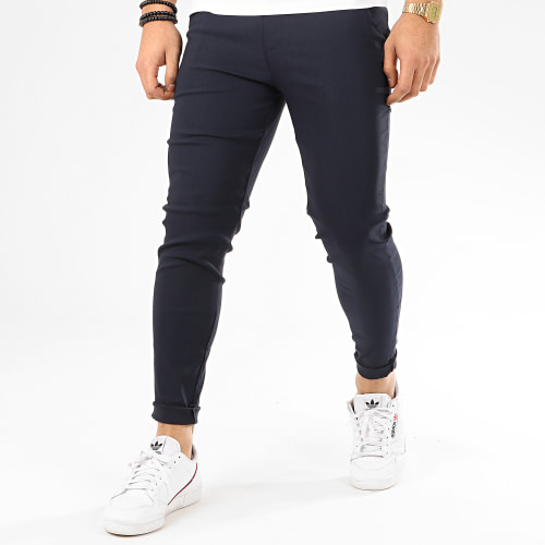 Pantalon Chino Bleu Marine